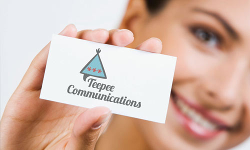 Logo design for Teepee Communications